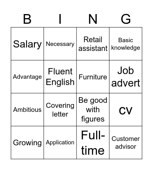 SP23 Bingo Card