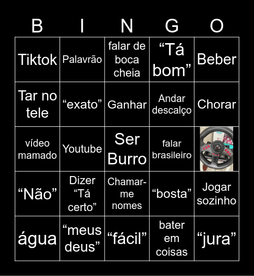 Gonçalo Bingo Card