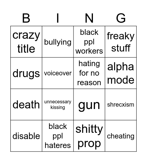 Tommorows Teaching Bingo Card