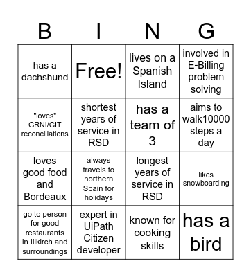 Belonging week 2024 Bingo Card