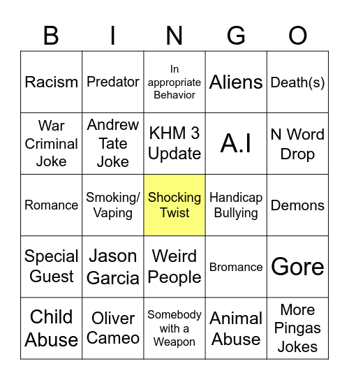 Tomorrow's Teachings Bingo 6 Bingo Card