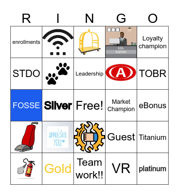 RESIDENCE INN Bingo Card