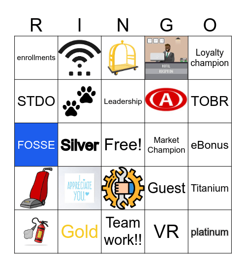 RESIDENCE INN Bingo Card
