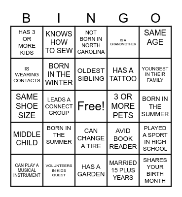 REFINE WOMEN'S CONFERENCE Bingo Card