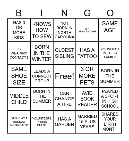 REFINE WOMEN'S CONFERENCE Bingo Card