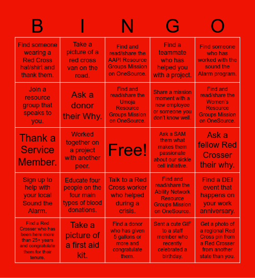 Superhero Bingo Card