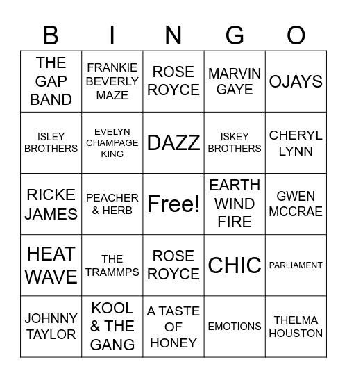 BOTTLEZ UP OLDSCHOOL Bingo Card