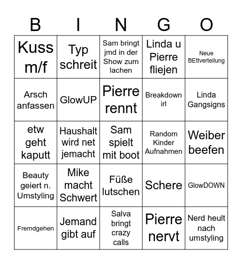 BaN S5 F4 Bingo Card