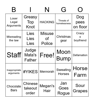 Fetal Attraction! Bingo Card