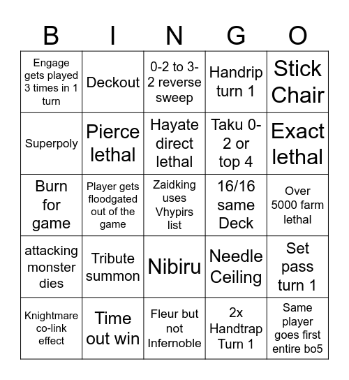 WCS 2024 Bingo Card