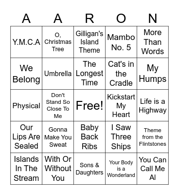 IT IS YOUR BIRTHDAY Bingo Card