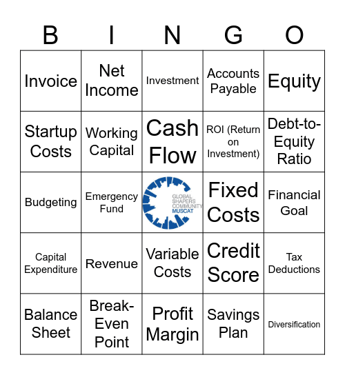 Money Master Bingo Card