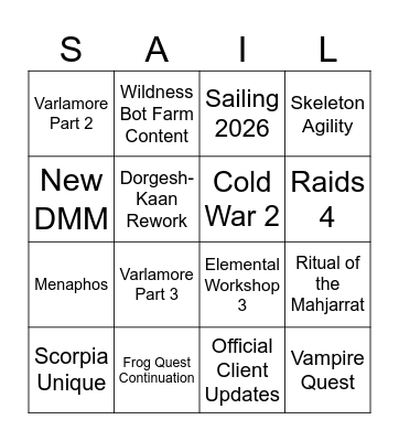 Summer Summit 2024 Bingo Card