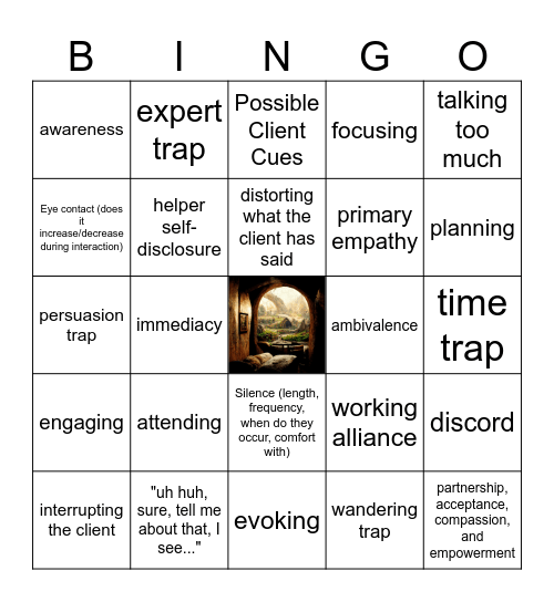 Week 3 Skills Lab Bingo Card