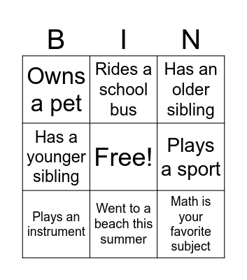 Psalm 23rd Bingo Card