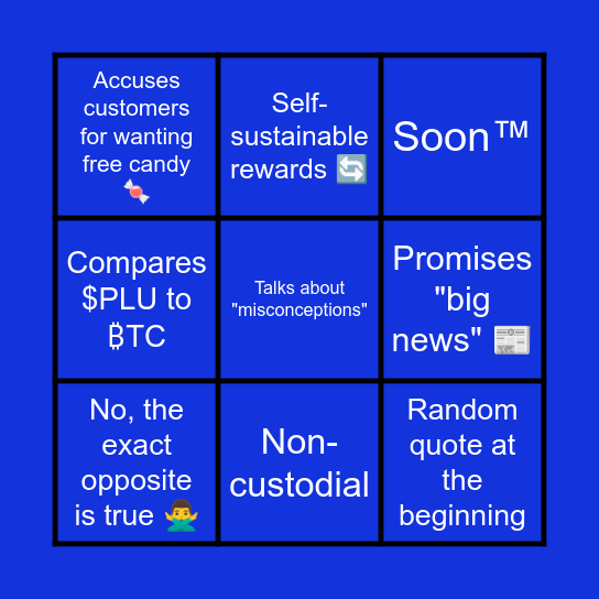 Danial Tweet Bingo Card