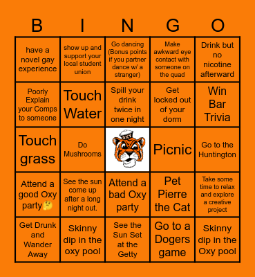 Senior Szn Bingo Card