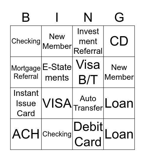 AUGUST BINGO BUCKS $$ Bingo Card