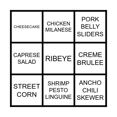 SERVER BINGO Card