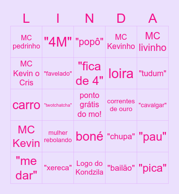 Bingo dos mo Bingo Card