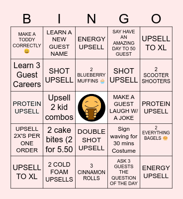 SCOOTER'S BINGO Card