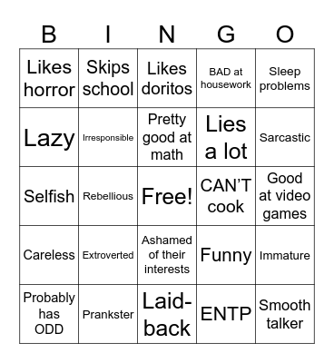 Jay Lawson Bingo Card