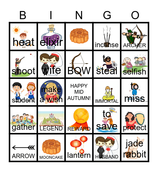 MID AUTUMN Bingo Card