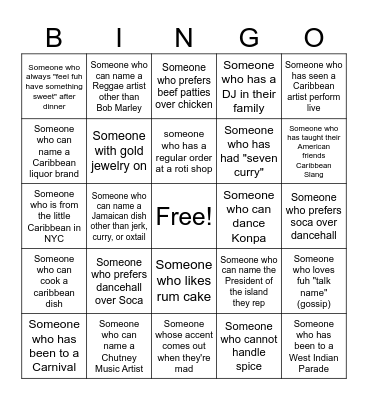 RPI CSA CULTURE BINGO Card