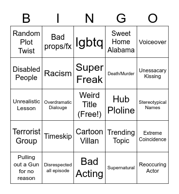 Tomorrow's Teachings Bingo Card