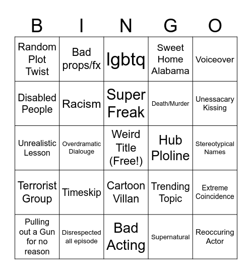 Tomorrow's Teachings Bingo Card