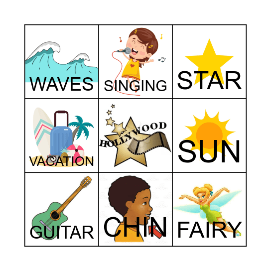 Californication Bingo Card