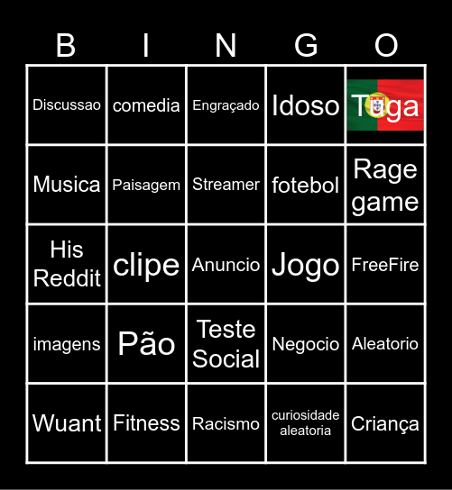 TikTok Bingo deku Bingo Card