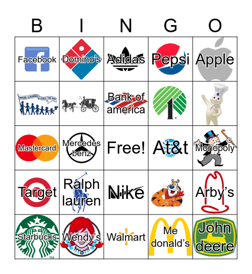 Logo Bingo Card