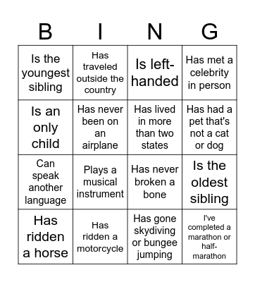 CS Advisor Bingo Card