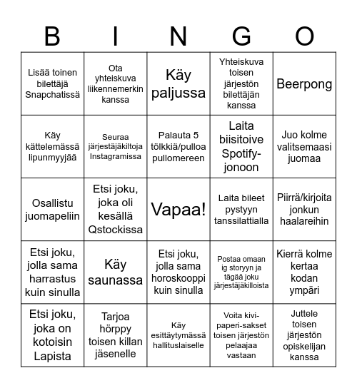 Like I Give a Fu*ksi - BINGO Card