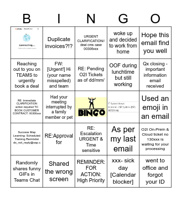 QEC Bingo Card