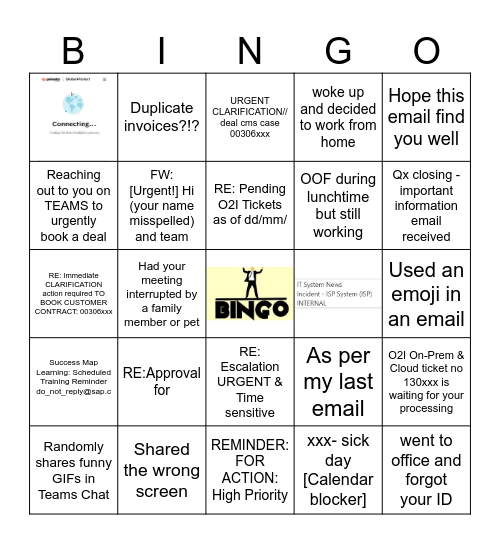 QEC Bingo Card