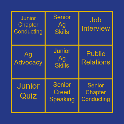 LDE BINGO Card