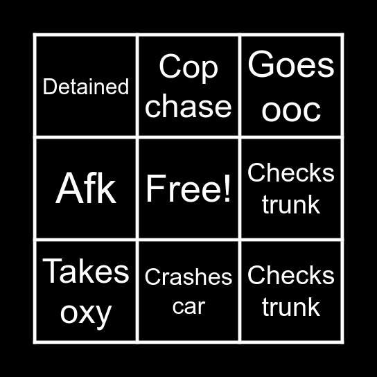 Ramee bingo Card