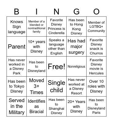 CIMply Diverse Bingo Card