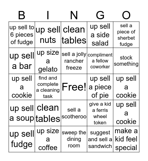 Scheels Bingo Card