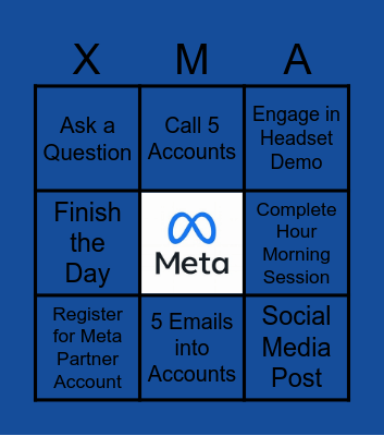 META Bingo Card