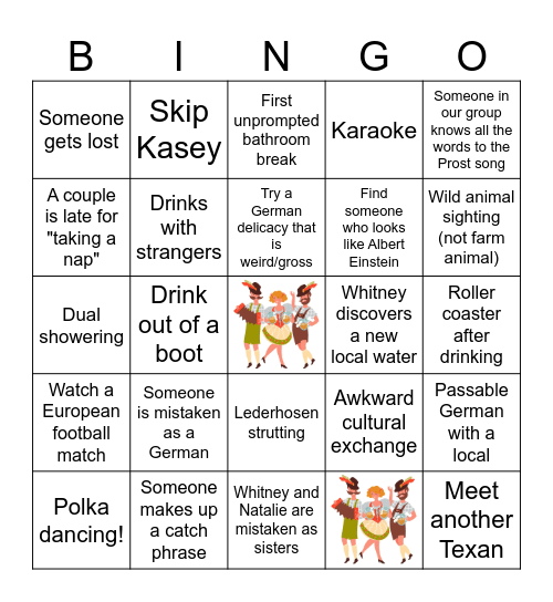 Germanyay Bingo Card