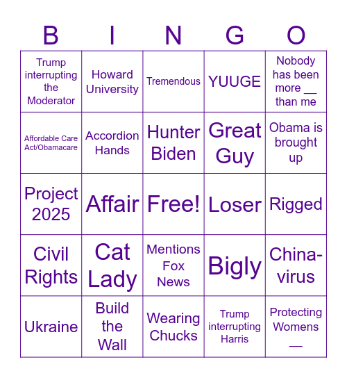 THE PROSECUTOR & THE CRIMINAL Bingo Card