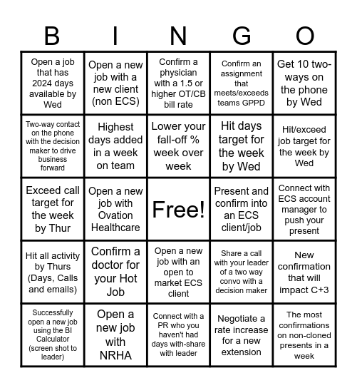 Fall BINGO - CR Bingo Card