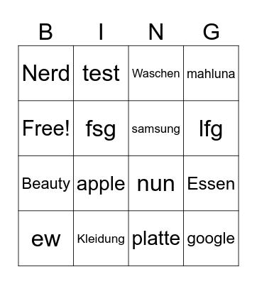 BatN Bingo Card