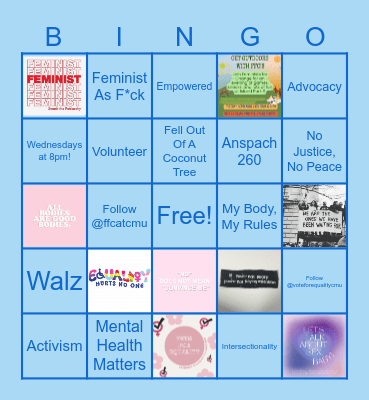 FFC Bingo Card