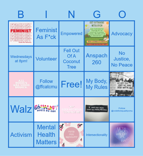 FFC Bingo Card