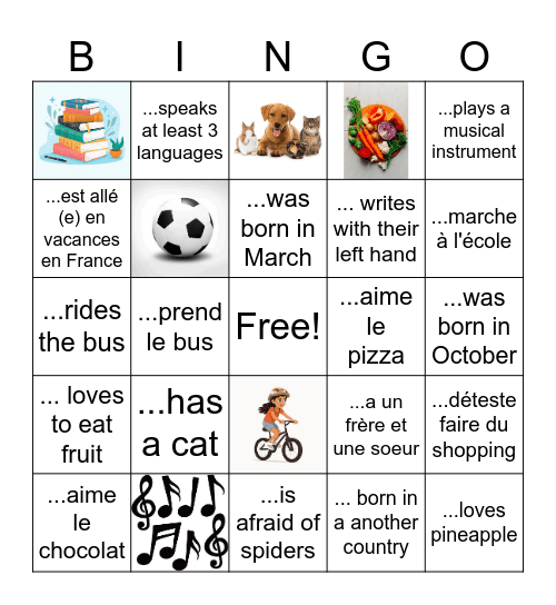 Find Someone Who... Bingo Card