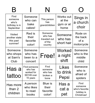 Administrative Assistant's Bingo Card